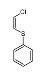 2-chloroethenylsulfanylbenzene Structure