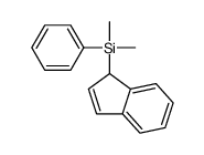 1H-inden-1-yl-dimethyl-phenylsilane结构式