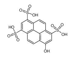8-hydroxypyrene-1,3,6-trisulfonic acid结构式
