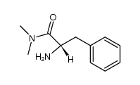 (S)-2-amino-N,N-dimethyl-3-phenylpropanamide结构式
