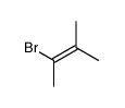 2-bromo-3-methylbut-2-ene Structure