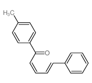 2,4-Pentadien-1-one,1-(4-methylphenyl)-5-phenyl- Structure