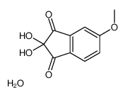 2,2-二羟基-5-甲氧基-1,3-茚满二酮 水合物结构式