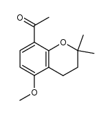 8-acetyl-2,2-dimethyl-5-methoxychroman结构式