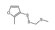 2-methyl-3-furyl methyl thiomethyl disulfide structure