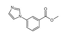 3-(1H-咪唑-1-基)苯甲酸甲酯结构式