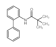 2,2-dimethyl-N-(2-phenylphenyl)propanamide Structure