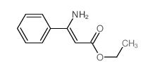 ethyl 3-amino-3-phenyl-prop-2-enoate结构式