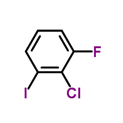 1-Chloro-2-fluoro-6-iodobenzene Structure
