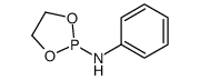 N-phenyl-1,3,2-dioxaphospholan-2-amine结构式