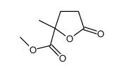 Tetrahydro-2-methyl-5-oxo-3-furancarboxylic acid methyl ester Structure