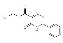 ethyl 5-oxo-3-phenyl-2H-1,2,4-triazine-6-carboxylate结构式