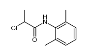 2-CHLORO-N-(2,6-DIMETHYLPHENYL)PROPANAMIDE结构式