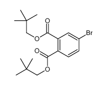 bis(2,2-dimethylpropyl) 4-bromobenzene-1,2-dicarboxylate结构式