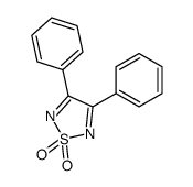 3,4-diphenyl-1,2,5-thiadiazole 1,1-dioxide结构式