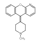 5-(1-methylpiperidin-4-ylidene)chromeno[2,3-b]pyridine Structure
