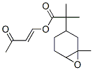 2,2,6-Trimethyl-1-(3-oxo-1-butenyl)-7-oxabicyclo[4.1.0]heptane-4-yl=acetate结构式