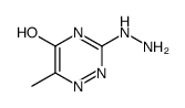 3-肼基-6-甲基-4H-[1,2,4]三嗪环-5-酮结构式