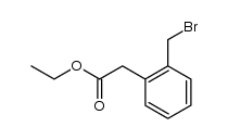 ethyl (2-bromomethyl)phenylacetate结构式