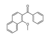 (1-methoxynaphthalen-2-yl)-phenylmethanone结构式