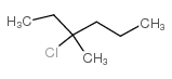 3-chloro-3-methylhexane Structure