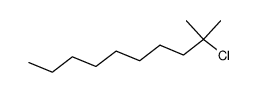 2-chloro-2-methyldecane Structure