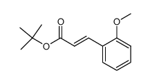 tert-butyl (E)-3-(2-methoxyphenyl)prop-2-enoate Structure