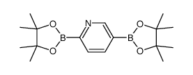 2,5-双(4,4,5,5-四甲基-1,3,2-二噁硼烷-2-基)-吡啶结构式