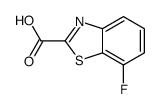 7-氟-2-苯并噻唑羧酸结构式