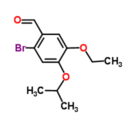 2-Bromo-5-ethoxy-4-isopropoxybenzaldehyde Structure