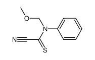 N-Methoxymethyl-2-nitrilo-N-phenyl-thioacetamide Structure