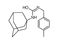 1-(1-adamantyl)-3-[(4-methylphenyl)methyl]urea结构式