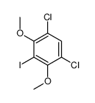 1,5-dichloro-3-iodo-2,4-dimethoxybenzene Structure
