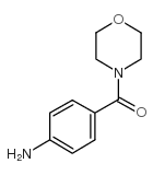 (4-氨基苯基)(4-吗啉基)甲酮结构式