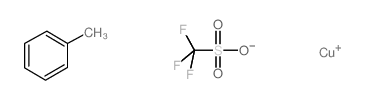 三氟甲烷磺酸铜与甲苯的络合物结构式