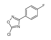 5-chloro-3-(4-fluorophenyl)-1,2,4-oxadiazole结构式