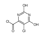 4-Pyrimidinecarbonyl chloride, 5-chloro-1,2,3,6-tetrahydro-2,6-dioxo- (9CI) Structure