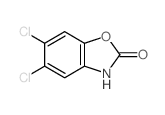 2(3H)-Benzoxazolone,5,6-dichloro- Structure
