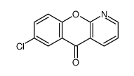 7-chloro-5H-chromeno(2,3-b)pyridin-5-one结构式
