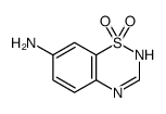 7-氨基-4H-苯并[e][1,2,4]噻二嗪1,1-二氧化物结构式
