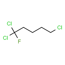 1-Fluoro-1,1,5-trichloropentane Structure