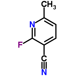 3-氰基-2-氟-6-甲基吡啶结构式