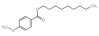 Benzoic acid, 4-methoxy-, nonyl ester Structure