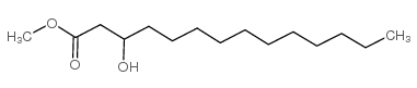 methyl 3-hydroxytetradecanoate Structure