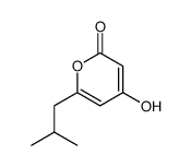 4-hydroxy-6-isobutylpyran-2-one Structure