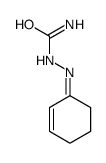 (cyclohex-2-en-1-ylideneamino)urea结构式