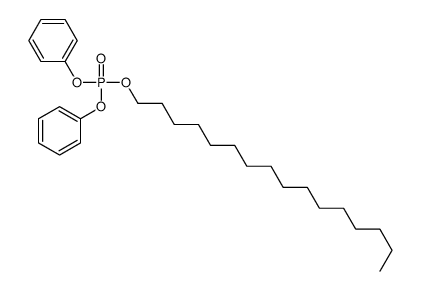Phosphoric acid, hexadecyl diphenyl ester Structure