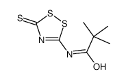 2,2-DIMETHYL-N-(3-THIOXO-3H-1,2,4-DITHIAZOL-5-YL)PROPANAMIDE结构式