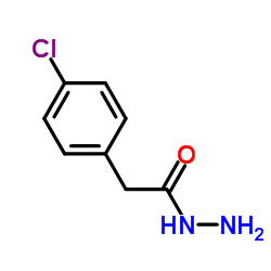 4-氯苯乙酰肼结构式