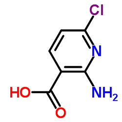 2-氨基-6-氯烟酸结构式